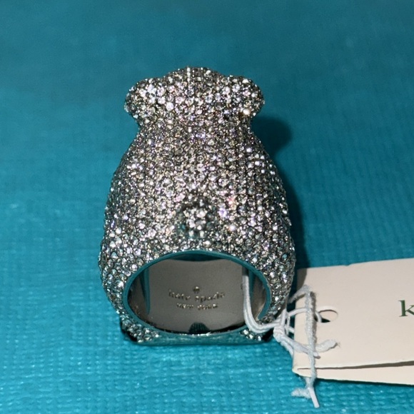 NEW Kate Spade Arctic Friends Polar Bear Ring - Picture 8 of 8